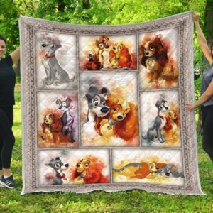 Lady And The Tramp Premium Quilt  Quilt